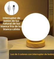 Lámpara De Noche LED RGB Cambiante USB Recargable Para Mesa Luz De Dormitorio Oficina Sala De Estar Iluminación Doméstica - details 12