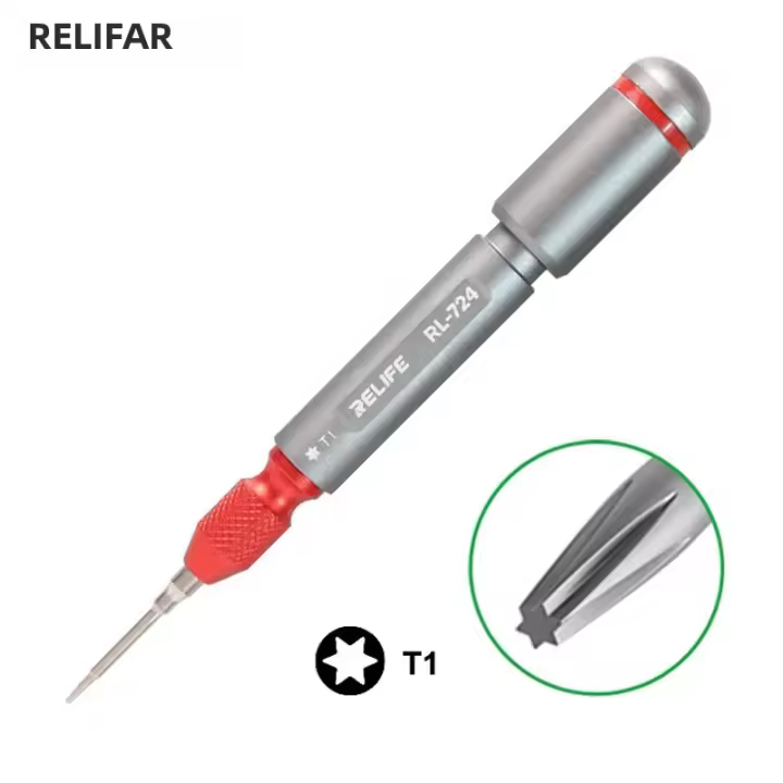 RELIFE RL-724 Set De Destornilladores Magnéticos Fuertes Para Reparación De Celulares Cámara Tablet Laptop Partes Electrónicas Herramientas De Desmontaje - 1