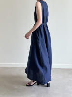 Vestido Largo Vintage De Algodón Y Lino Para Mujer REALEFT Sin Mangas Estilo Casual Suelto Con Cinturones Verano 2025 - details 34