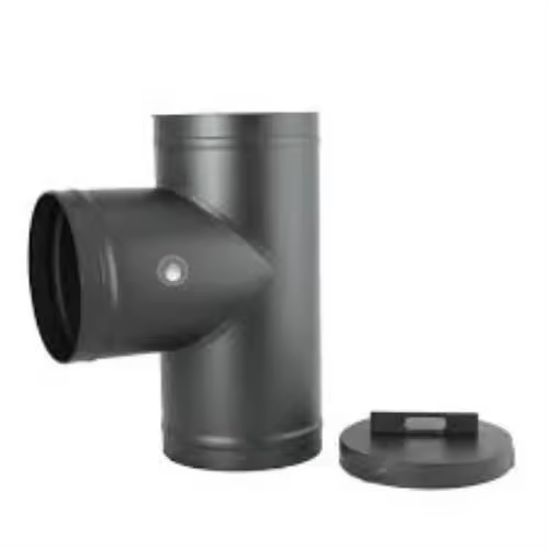 Te pintada THC negro mate con tapon 110mm - 1
