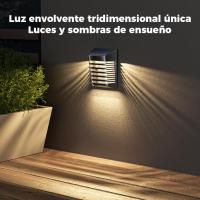 Luces Solares para Exterior, 4 unidades, 2 Modos, IP66, impermeable, Solares, Luces de pared para Exterior - details 0