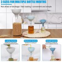 Juego De Funcales Multifuncionales De Plástico Para El Hogar Filtro De Aceite Repartidor De Aceite Accesorios De Cocina - details 6