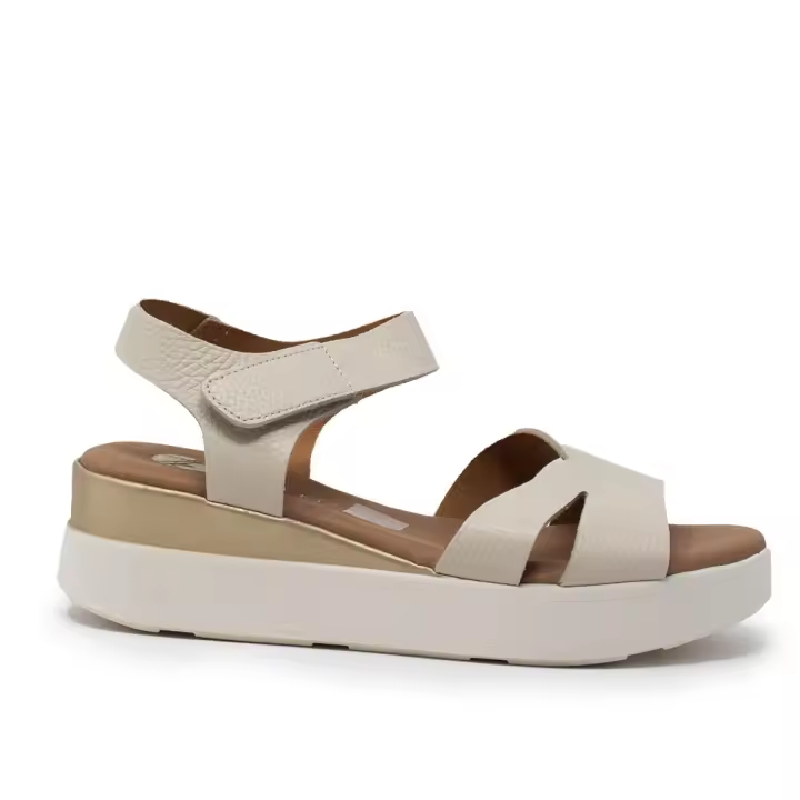 TINA KIZ 5673 HIELO Sandalias plataforma mujer 35158 25V SANDALIA VELCRO HIELO - 1