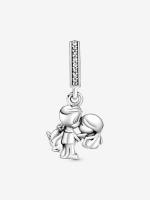Pandora - Charm Colgante de Pareja Casada-Plata de Lei - details 1