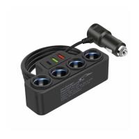 Adaptador De Encendedor De Coche 120W 12V/24V 4-Enchufe Cargador USB+QC3.0+PD3.1A Accesorio Port USB Para Automóvil - details 3