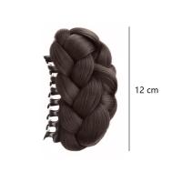 Nuevo Clip De Peluca Sintética Natural Y Gruesa En Color Negro Y Marrón Para Mujeres Accesorio De Cabello Artificial - details 0
