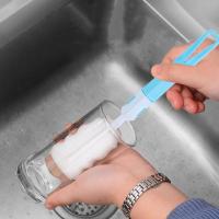 Cepillo De Esponja Suave Para Botella Y Vaso Con Mango Largo Herramienta De Limpieza Para Cocina Eco-amigable Para Mujeres Y Hombres Uso Doméstico Y Escolar - details 1