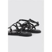 Limma DIPS Sandalias Planas Mujer Negro - details 2