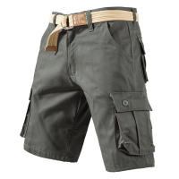 Shorts Casuales Para Hombre Color Gris Estilo Estadounidense Malla Transpirable Y Cómoda Pantalones De Campaña Deportivos Al Medio Tamaño Bermuda - details 6
