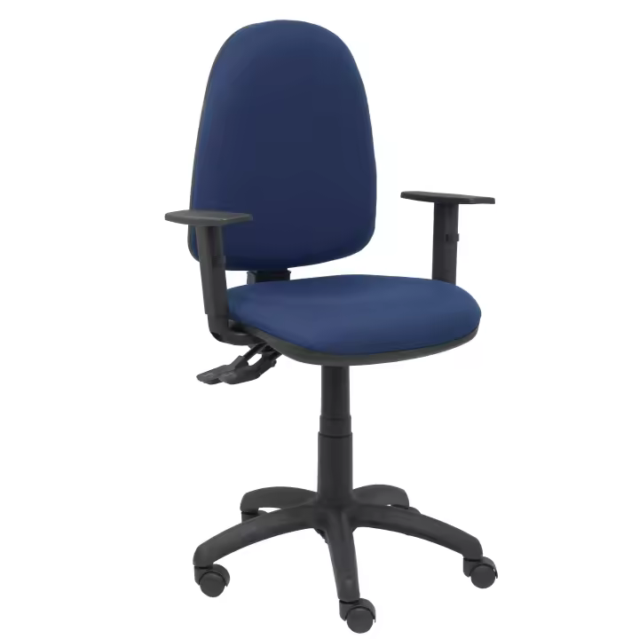 Silla de Oficina Ergonómica Piqueras Y Crespo Tribaldos Azul Marino con Brazos Regulables - 1