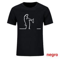 Camiseta De Verano Para Hombres Balum La Linea Gráfico Divertido Algodón Cómodo Prenda Premium Camisetas Casual Cuidado Fáciles - details 5