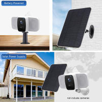Panel Solar Monocrystallino 3W 5V Cargador De Energía Portátil Montaje En Pared IPX6 Para Cámara De Seguridad Exterior Inalámbrica - details 3
