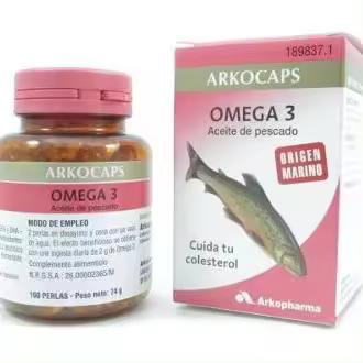 Arkopharma Arkocápsulas Salmón, 100 Cápsulas - 1