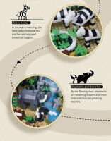 Bloques De Construcción Zoo DIY 4800+ Piezas Mini Bricks Modelo De Parque Desértico Juguete Interactivo Para Padres Y Niños Para Adultos Y Niños - details 12