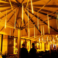 Luces De Lluvia De Meteoros LED EU Plug 8 Tubos Para Decoración De Jardín Patio Fiestas Navideñas Y Callejeras Luz De Cadena De Hadas - details 10