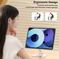 Soporte Ajustable Para Tableta Acrílico Plegable Soporte De Mesa Para iPad Samsung Huawei Xiaomi Compatible Con Pad Universal 360° Giratorio - details 3