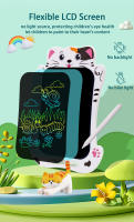 Tablet De Escritura LCD De 8.5 Pulgadas Para Niños Dibujo En Blanco Y Negro Juguete De Borrado Automático Regalo Para Niños De 3-6 Años - details 2