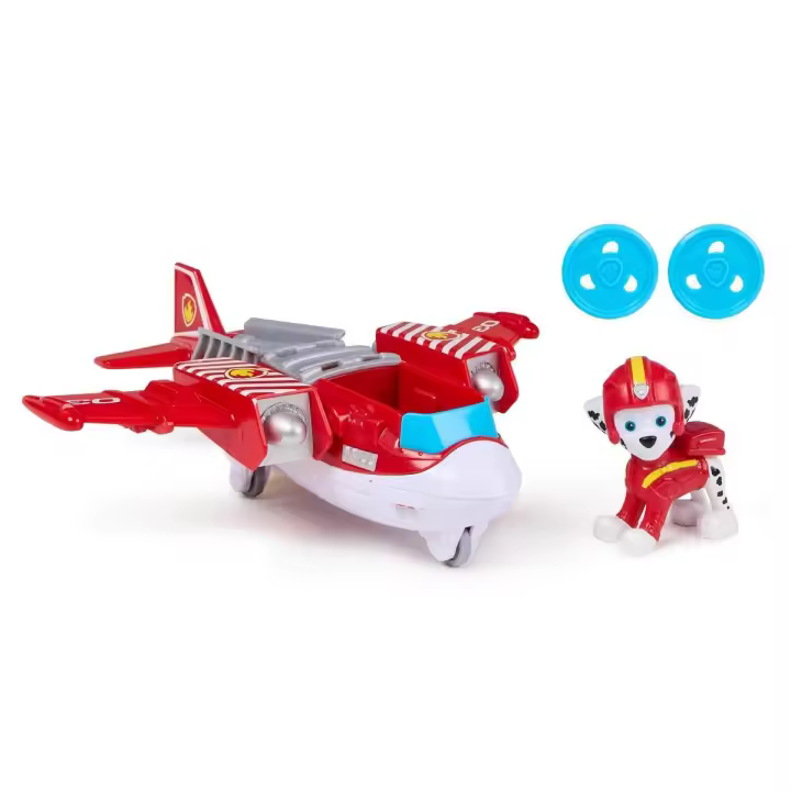 SPIN MASTER - PATRULLA CANINA - PACK FIGURA MARSHALL AIR RESCUE Y HIDROAVIÓN LANZA PROYECTILES - Patrulla Canina Juguetes - Regalo Niño 3 años + - 6071174 - Juguetes Niños 3 años + - 1