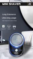 Afeitadora Eléctrica Portátil Para Hombres Recargable USB Afeitadora De Barba Y Cuerpo Desmontable Para Viajes Uso Seco Y Humedo - details 10