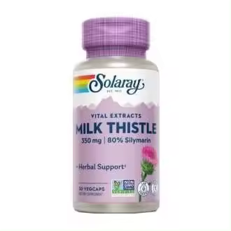 Solaray Milk Thistle Cardo Mariano 30 Cáps - 1