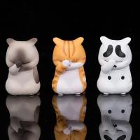 Muñeco De Gato Kawaii Lindo Figuras De Adorno Mini Modelo Para Escritorio Juguetes Para Niños Decoración Para Hogar Y Oficina Regalos - details 4