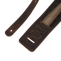 Correa De Guitarra Gearlly Para Electrónica Y Bass Piel Superior Con Espuma Ajustable Correa De Música De 8cm X 108-142cm - details 4