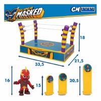 FLAIR - Super Masked - Ring de entrenamiento con figura  kohetekin - 16 cm que emite 8 sonidos -  Dinámico y Divertido - Regalo Interactivo - Edad recomendada mayores de  4 años - details 0