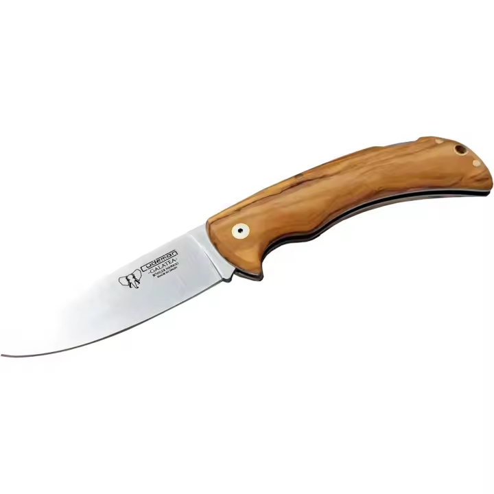 Navaja CUDEMAN Galatea 325-L Hoja 9 cm. Acero Bohler Mango de Madera de Olivo - 1