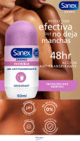Desodorante roll-on Sanex Antitranspirante Dermo Invisible 48h Pack de 6 | Protección Eficaz sin Manchas en la Ropa. Frescura y protección sin dejar huella. - details 0