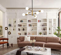 Iluminación De Techo Pendente Nórdica Americana Con Varios Barros Para Comedor Y Sala De Estar Lámpara Colgante De Ceilings - details 4