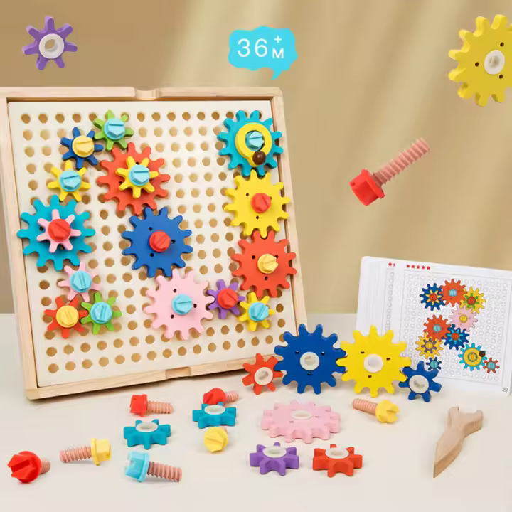 Juego De Construcción Educativo Para Niños Con Cremalleras Eléctricas Kit De Bloques De Plástico 3D Regalo Ideal Para Niños De 4 a 12 Años - 1