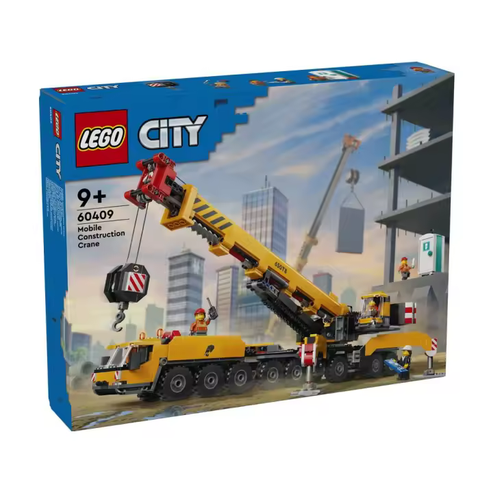 Lego City Grúa de Obra Móvil Amarilla 60409 Juguetes LEGO - 1