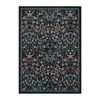 Alfombra Bohemio Floral Vibrante Para Sala De Estar Decorativa Anti-deslizante Lavable Minimalista Para Dormitorio Y Baño - details 13