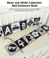 Libro De Tela Suave Para Bebé Juguete De Actividad Sensorial En Negro Y Blanco Alta Contraste Para Cunas Regalos Para Recién Nacidos De 0 a 12 Meses - details 7