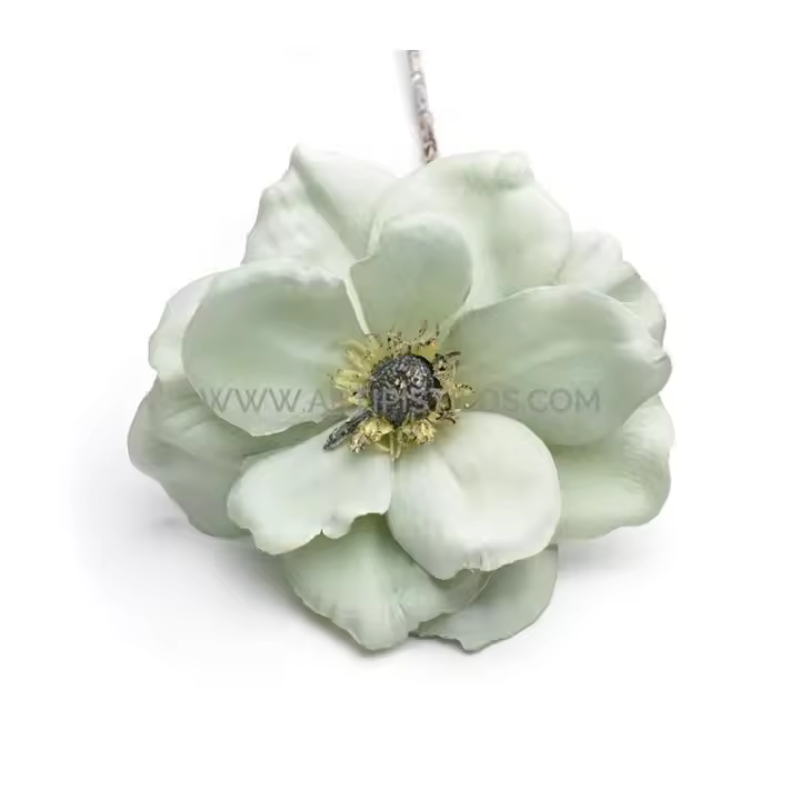 Sombrero ANÉMONA DE TELA Raíz Decoración Hogar Flores 12cm - 1