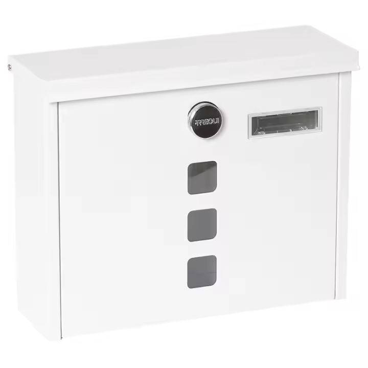 ARREGUI Chance Buzón Exterior de Acero Tamaño M (Correo DIN A4 y Revistas) | Buzón de Pared Mediano | Buzón de Correo con Cerradura Tapada | Antilluvia | Fácil de Instalar - 1