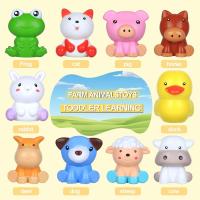 Juguetes Montessori Para Bebés Juego De Colores Y Números Con Muñecos De Dedo De Animal De Granja Para Niños De 3-6 Años - details 2