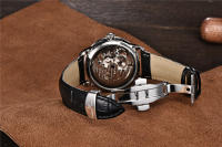 Reloj De Pulsera Mecánico Para Hombres PAGANI DESIGN 2023 Marca Top Lujo Dorado Resistente Al Agua Con Movimiento Automático Y Esqueleto Cuero Acolchado Estilo Casual - details 15