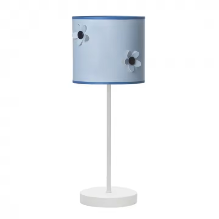 Lámpara de Mesa FABRILAMP Sobremesa Botón Celeste 1xe14 38x16d - 1