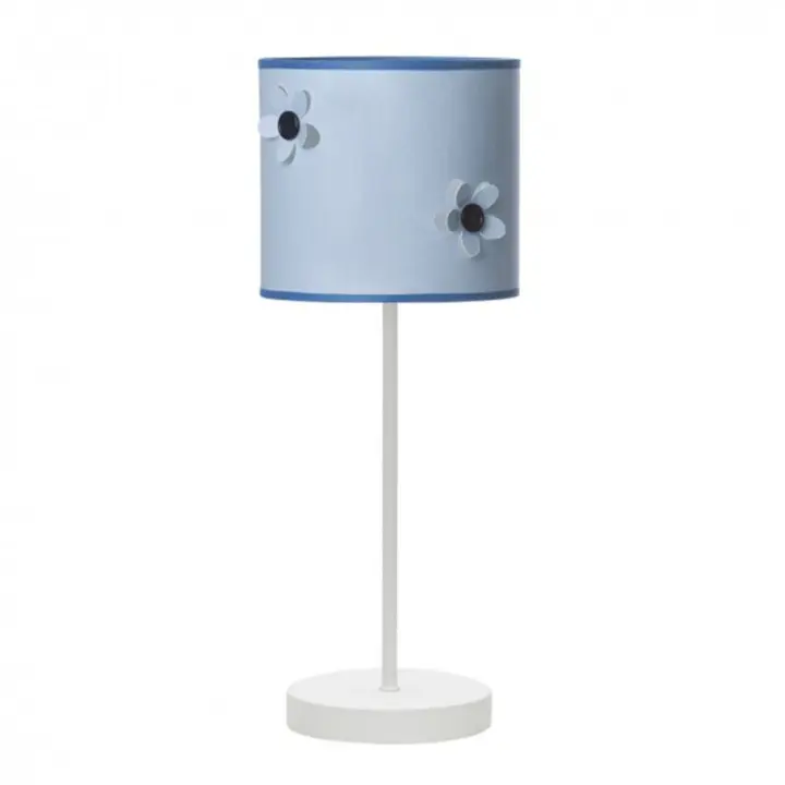 Lámpara de Mesa FABRILAMP Sobremesa Botón Celeste 1xe14 38x16d - 1