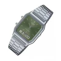 Reloj Casio VINTAGE EDGY AQ-230A-3A unisex dial analógico y digital - details 3