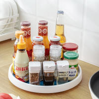 Organizador Giratorio De Cocina Envolvente Ecológico De Plástico Para Especias Y Condimentos Rack Giratorio Para Armario De Alimentos Moderno Estilo - details 5