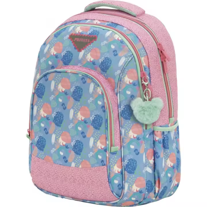Mochila Doble Cuerpo Grp Ac Privata Fun Rosa 34x45,5x15 cm - Bolsa de Viaje para Niños de la Marca Privata - 1