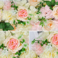 Arco De Flores Artificiales Para Boda Rosas Y Peonías De Seda Decoración De Reception/Banquet Estilo Floral Personalizable - details 10