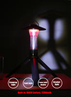 Lámpara De Camping Multifuncional 9 En 1 Portátil Impermeable Recargable Con Imán Luz De Emergencia Para TendaLinterna Exterior - details 3
