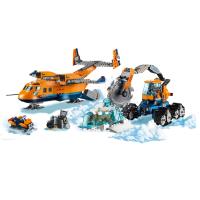 Bloques De Construcción Serie Ciudad Avión De Suministro Polar Aventura Arctico Vehículo Tractado De Hielo 60196 Regalo Para Niños Juguetes De Montaje - details 0