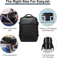 Mochila de viaje multiusos de Tela Oxford para avion de CABIN de 40x20x25, para portátil de 15,6 pulgadas, color Negro - details 2