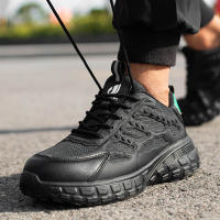 Zapatos Deportivos Ligeros Para Hombre Botas De Seguridad Con Punta De Acero Antipinchazos Y Protección Indestructibles Para Trabajo Y Deporte - details 1