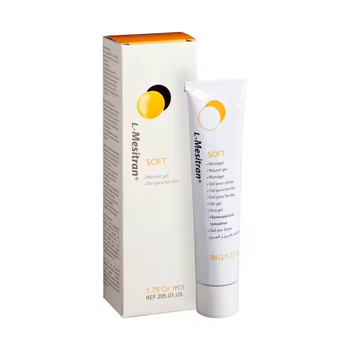 L-MESITRAN SOFT - Pomada Antibacteriana Hidractiva de 50 Grs. para Úlceras y Quemaduras - 1