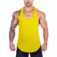 Camiseta Deportiva Sin Mangas Para Hombre Estilo Fitness Y Gimnasio Secado Rápido Transpirable Verano Y-Back Mesh Para Ejercicio Y Musculación - details 13